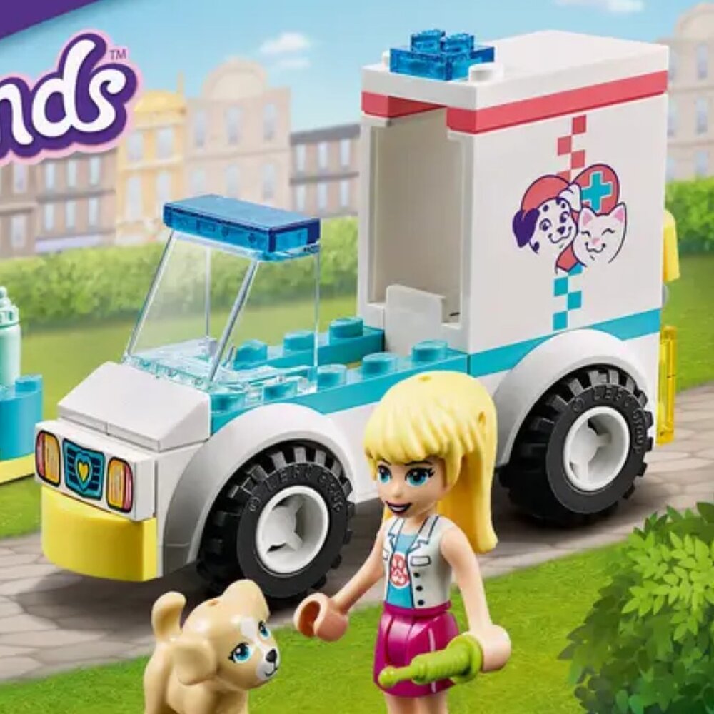 Lego Friends Pet Clinic Ambulance 41694 New In Box - Picture 6 of 15